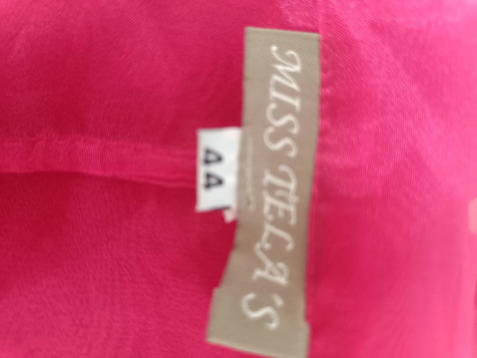 Sobretodo abrigo organza fucsia fiesta Miss Tela's T. 44 (NUEVO) – photo 6